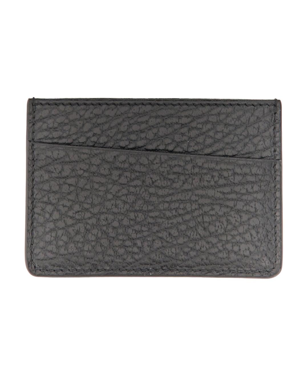 MAISON MARGIELA Черный кожаный кардхолдер, фото 1