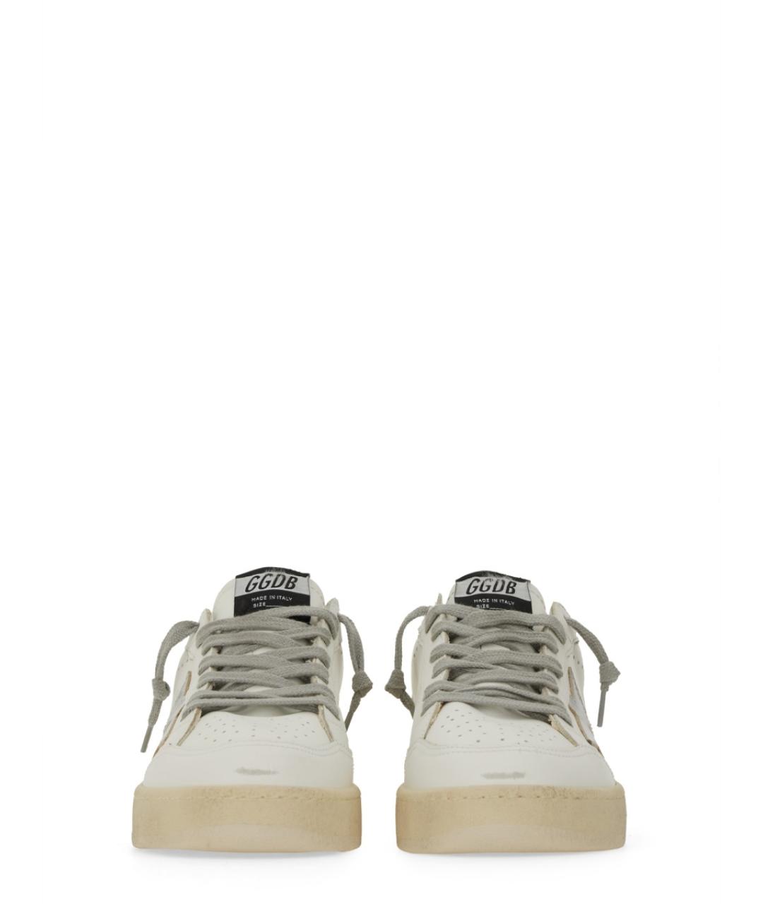 GOLDEN GOOSE DELUXE BRAND Белые кожаные кеды, фото 5