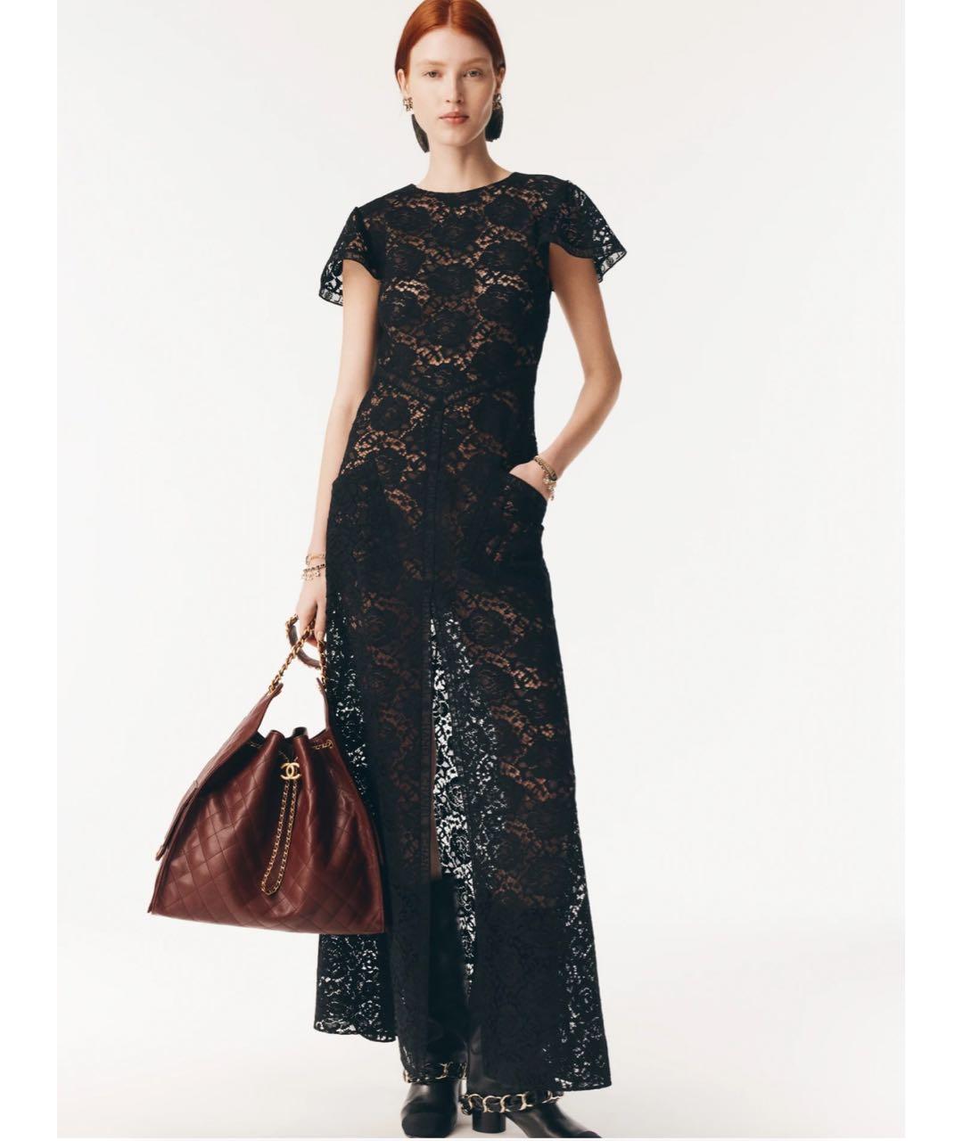 CHANEL Золотые металлические серьги, фото 4