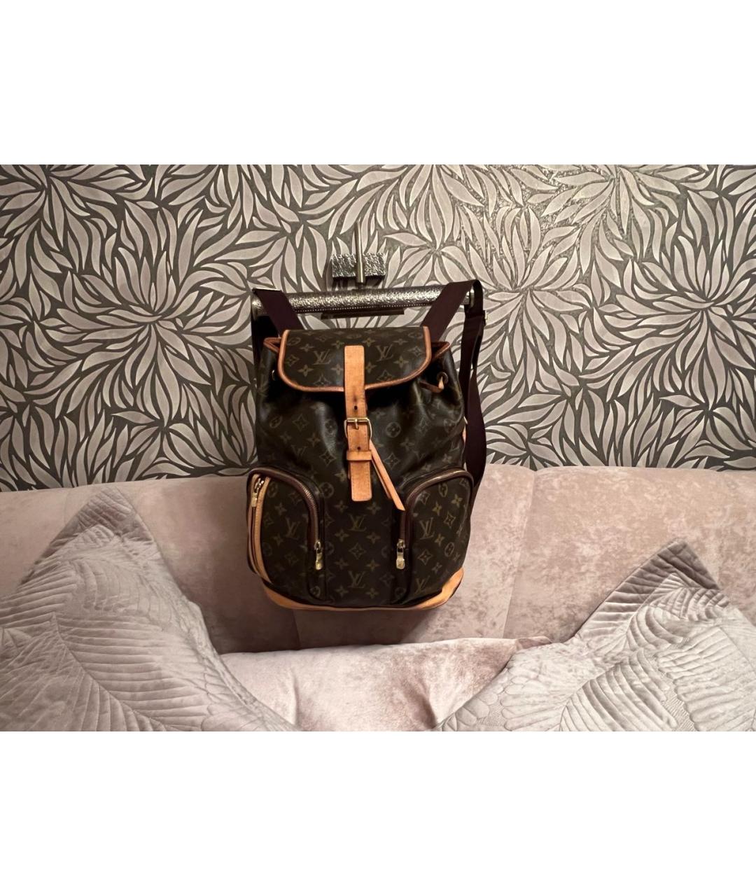 LOUIS VUITTON Коричневый рюкзак, фото 2