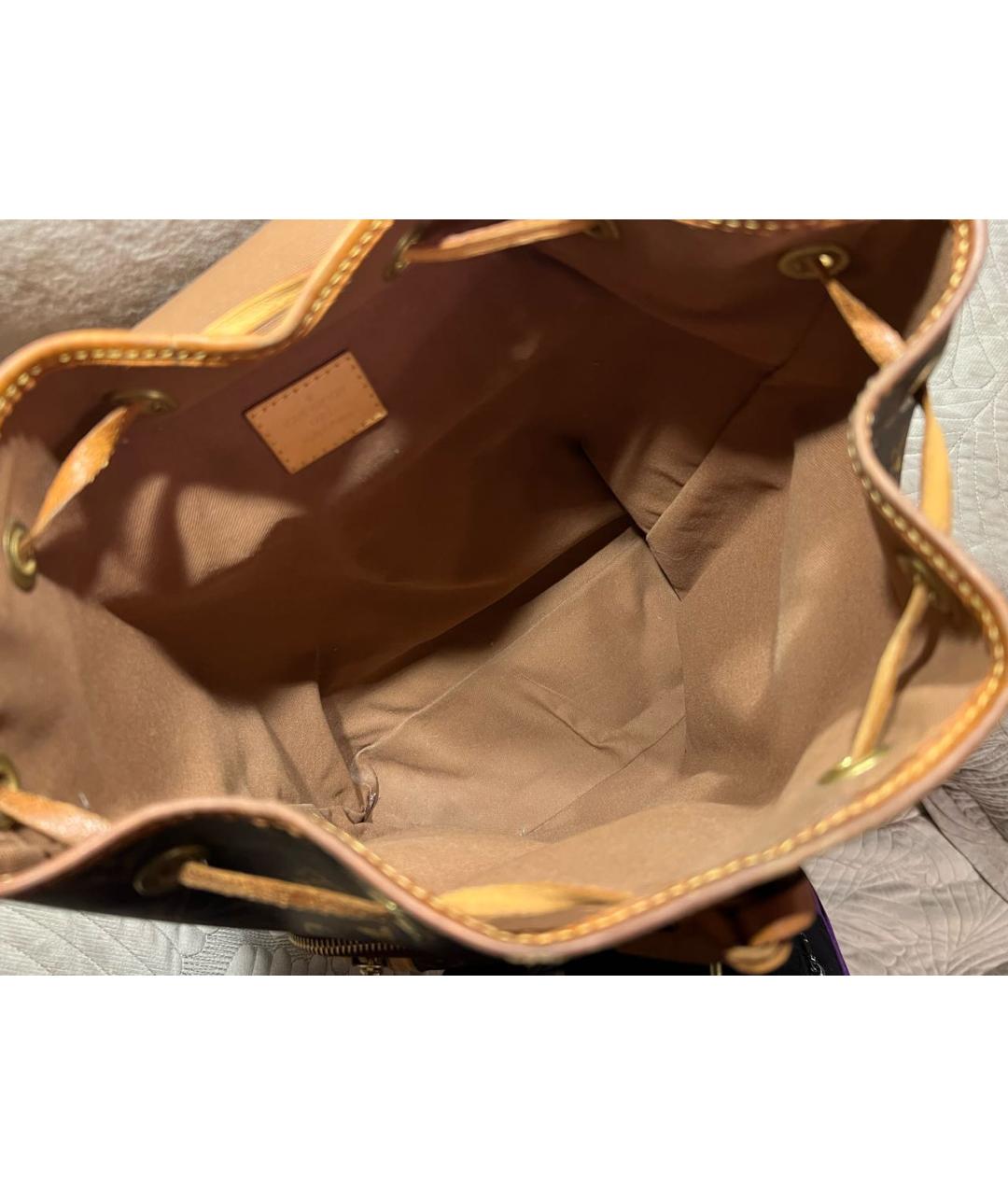 LOUIS VUITTON Коричневый рюкзак, фото 3