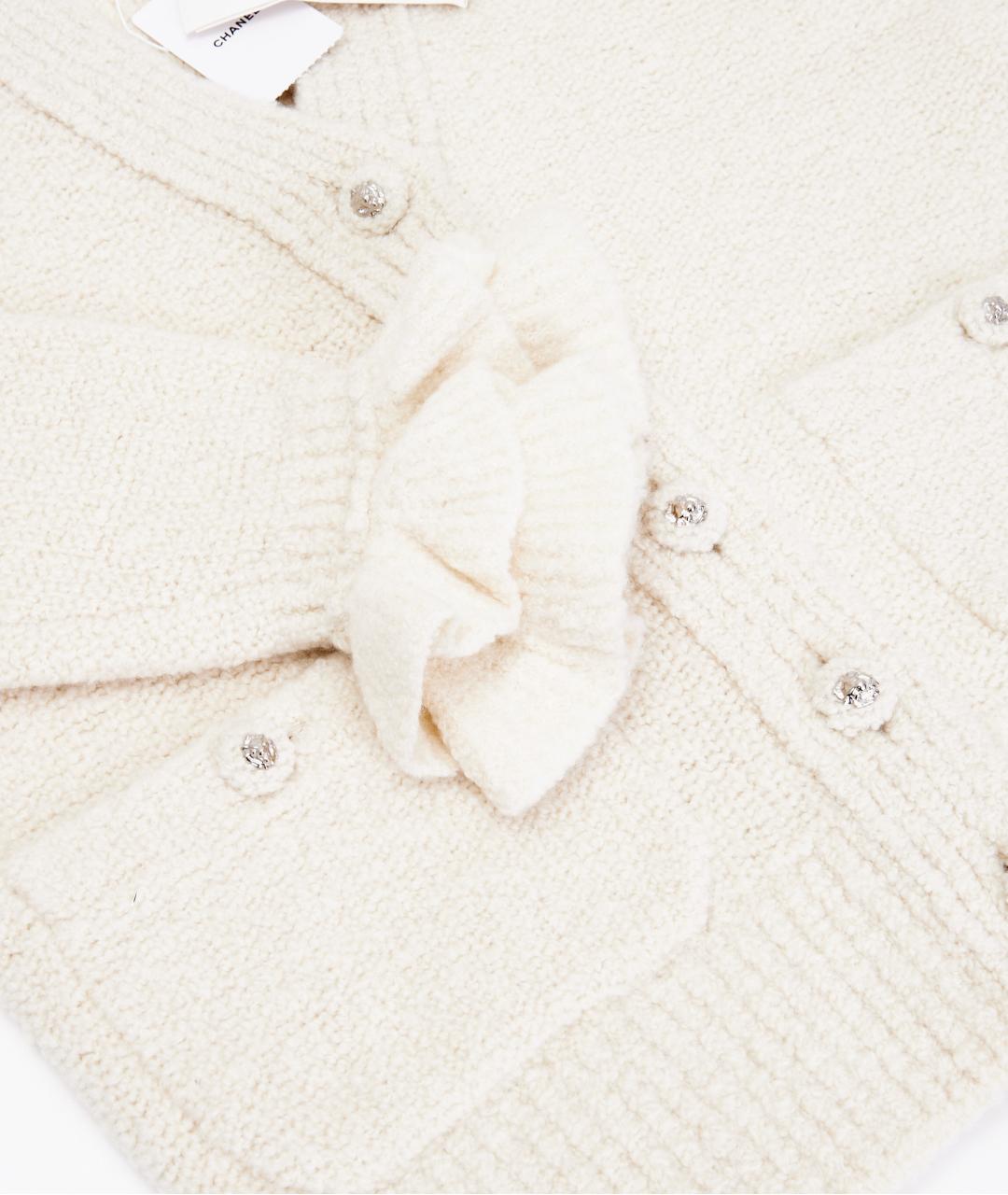 CHANEL Бежевый кашемировый кардиган, фото 5