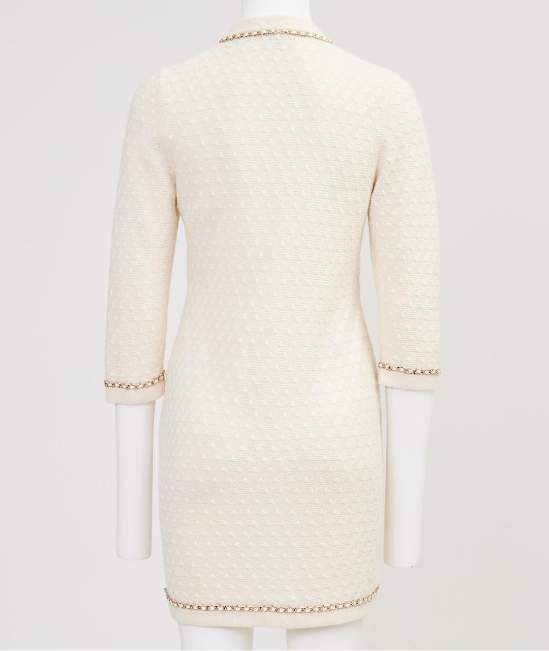 CHANEL Бежевый кашемировый кардиган, фото 2