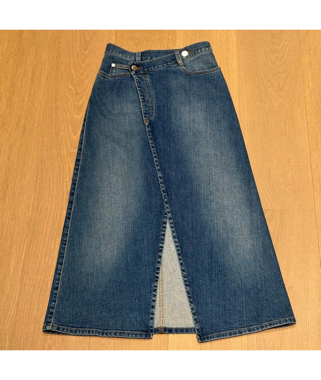 STELLA MCCARTNEY Синяя деним юбка макси, фото 6