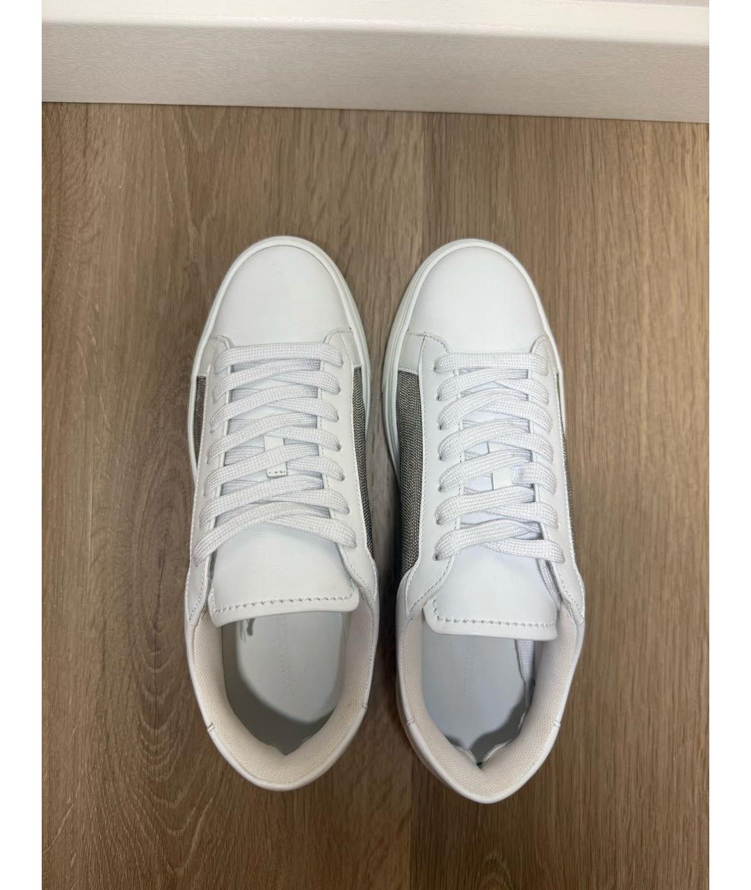 FABIANA FILIPPI Белые кожаные кеды, фото 3