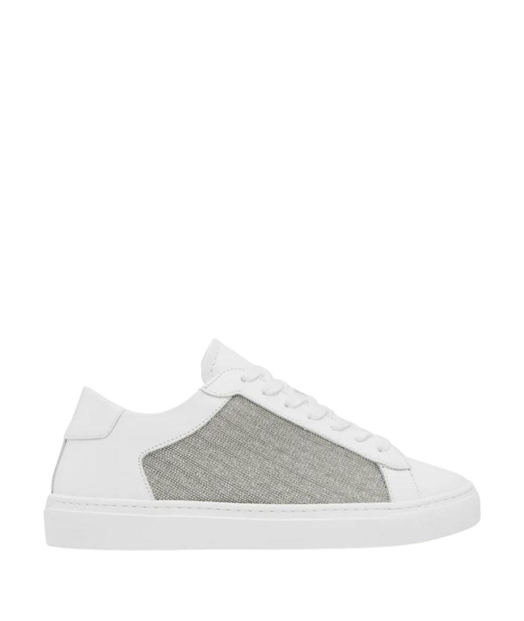 FABIANA FILIPPI Белые кожаные кеды, фото 1