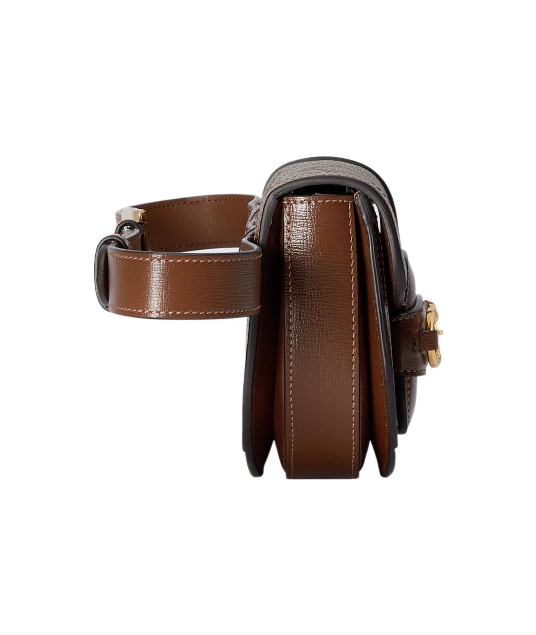 GUCCI Коричневая поясная сумка, фото 3