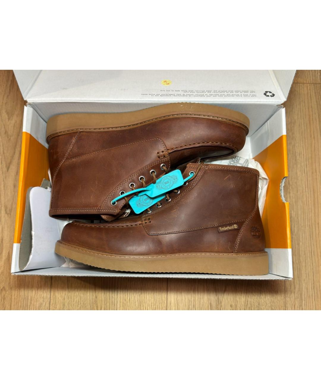 TIMBERLAND Коричневые нубуковые высокие ботинки, фото 7