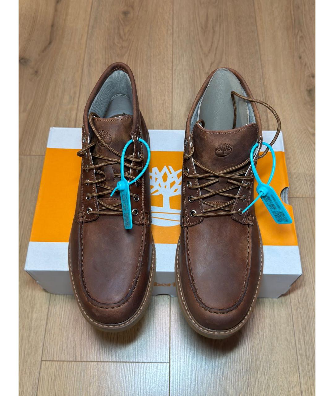 TIMBERLAND Коричневые нубуковые высокие ботинки, фото 2