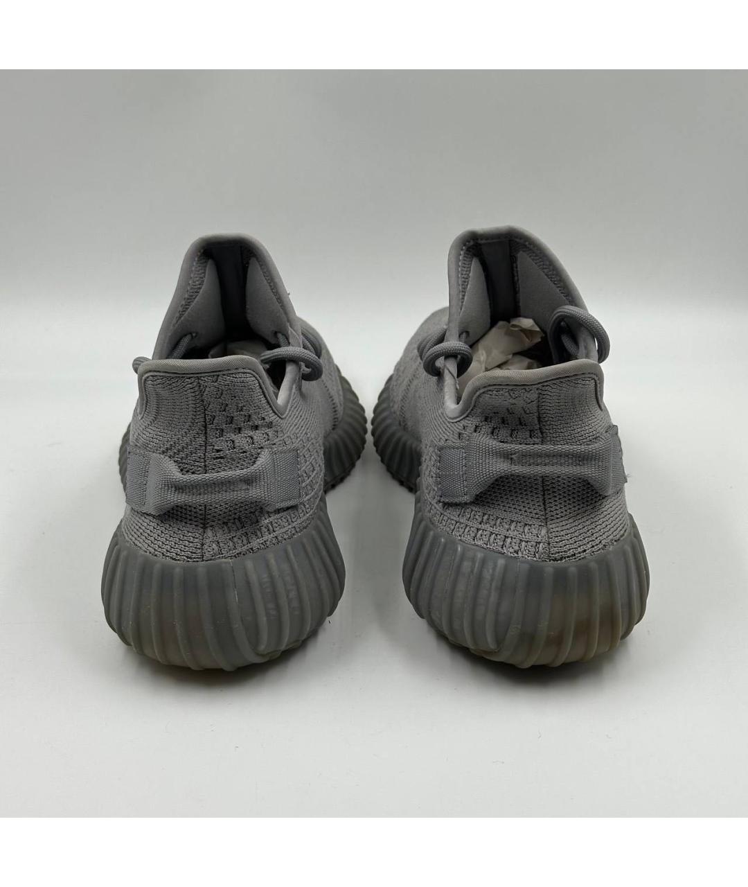 ADIDAS YEEZY Серые текстильные низкие кроссовки / кеды, фото 5