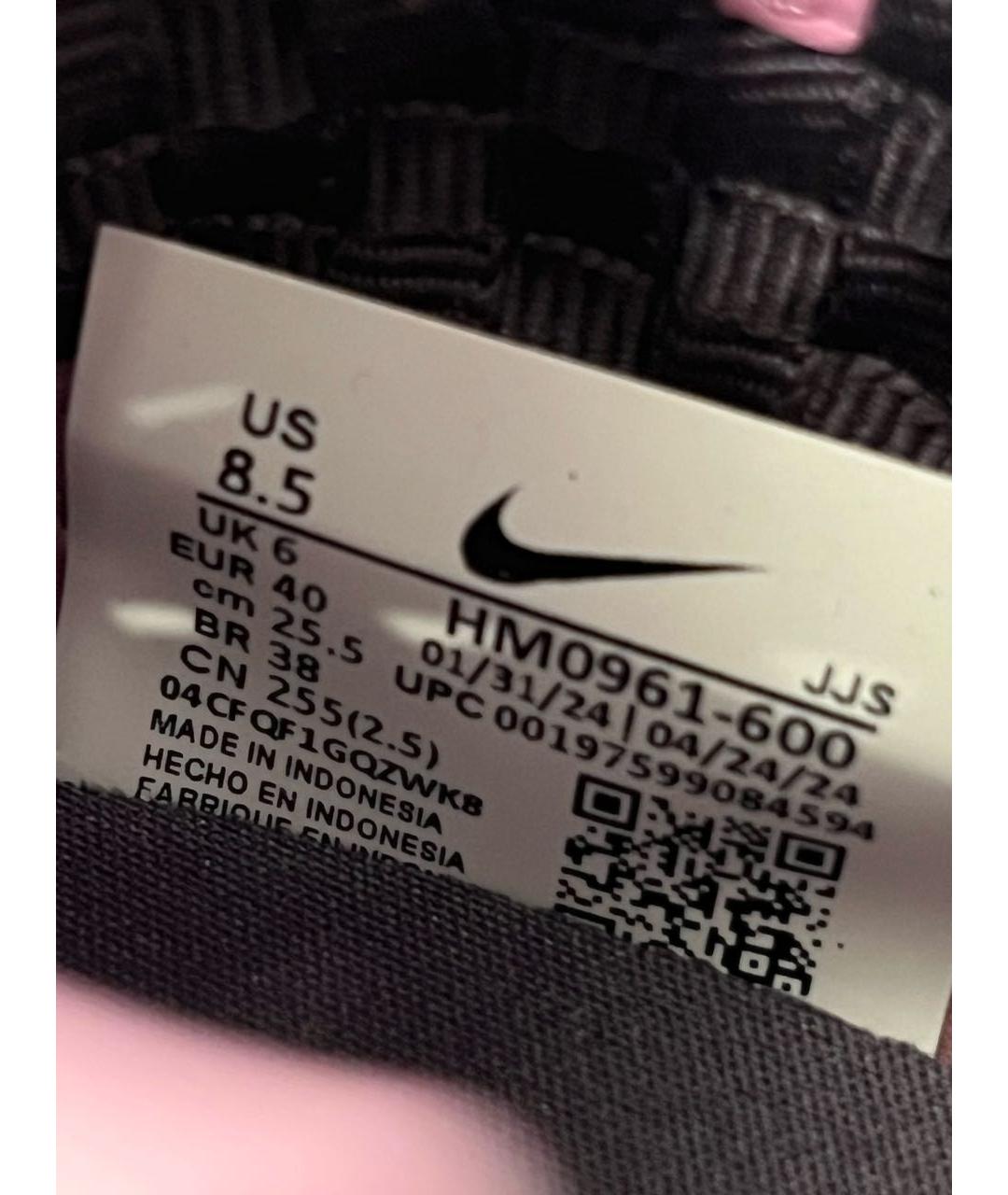 NIKE Розовые замшевые кроссовки, фото 8