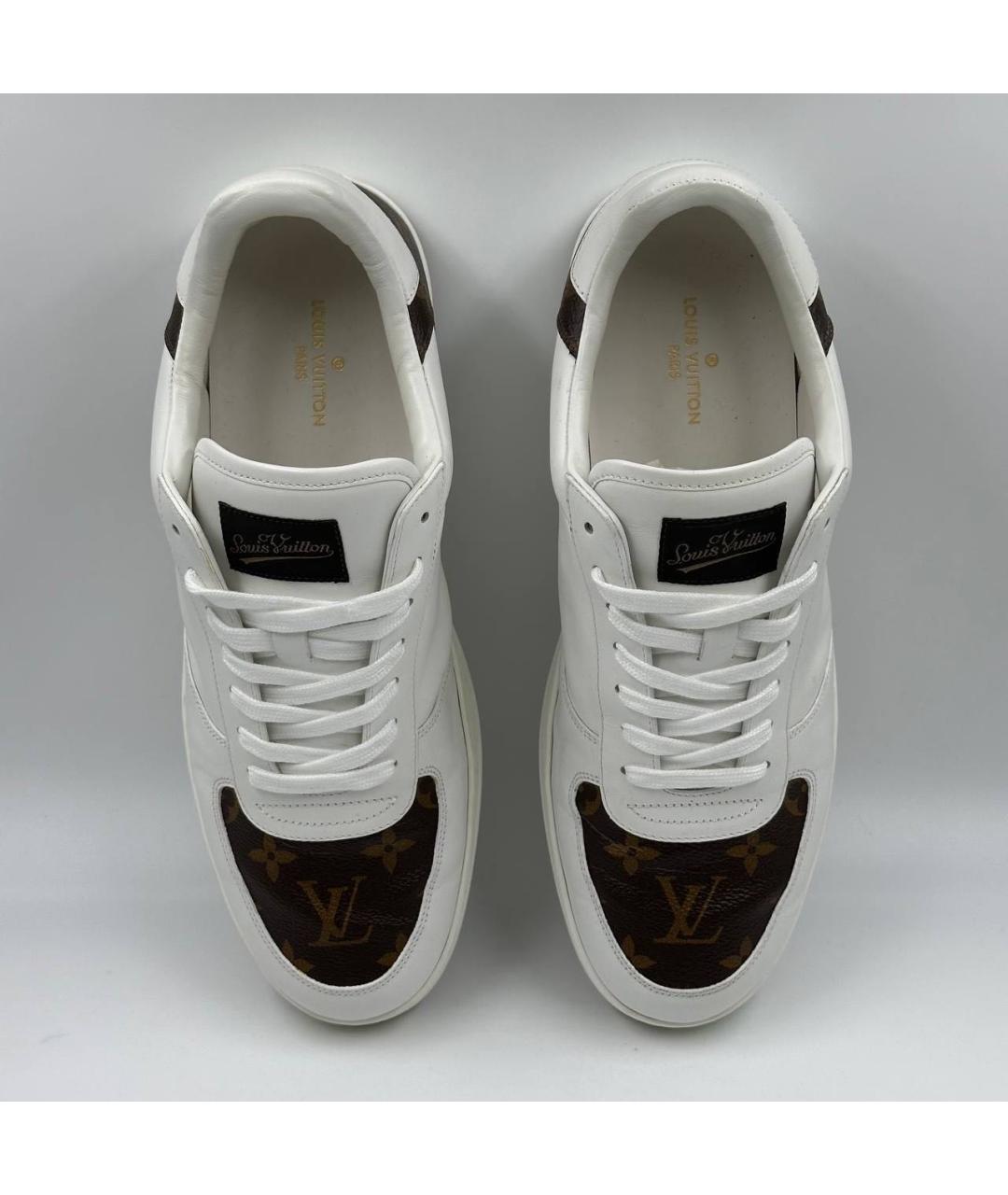 LOUIS VUITTON Белые низкие кроссовки / кеды, фото 3