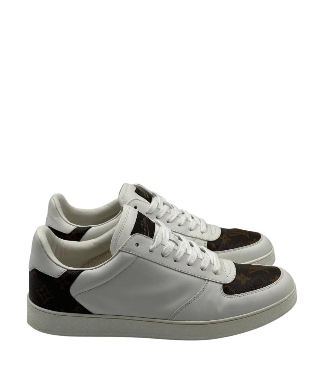 LOUIS VUITTON Белые низкие кроссовки / кеды, фото 1