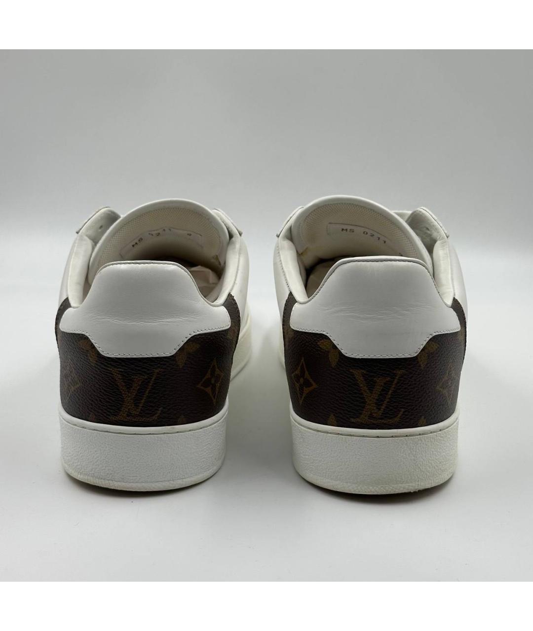 LOUIS VUITTON Белые низкие кроссовки / кеды, фото 5