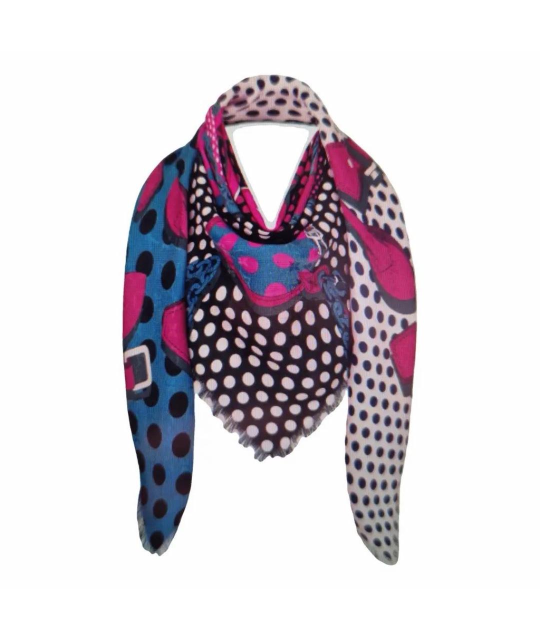 LOUIS VUITTON Мульти шелковый платок, фото 1