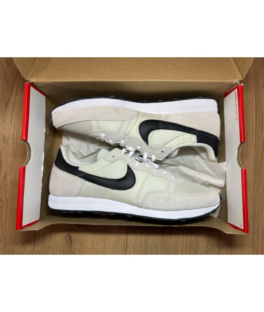 NIKE Белые замшевые низкие кроссовки / кеды, фото 8