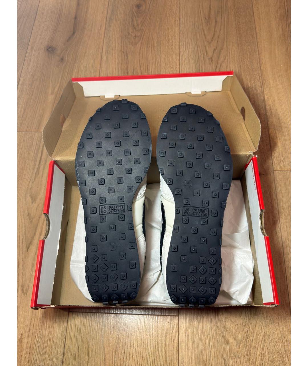 NIKE Белые замшевые низкие кроссовки / кеды, фото 5