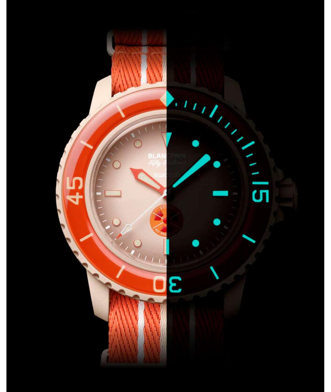 Swatch Коралловые керамические часы, фото 3