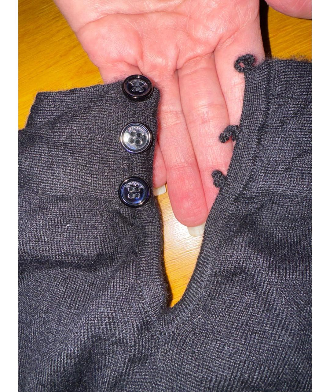 FERRAGAMO Черная кашемировая водолазка, фото 2