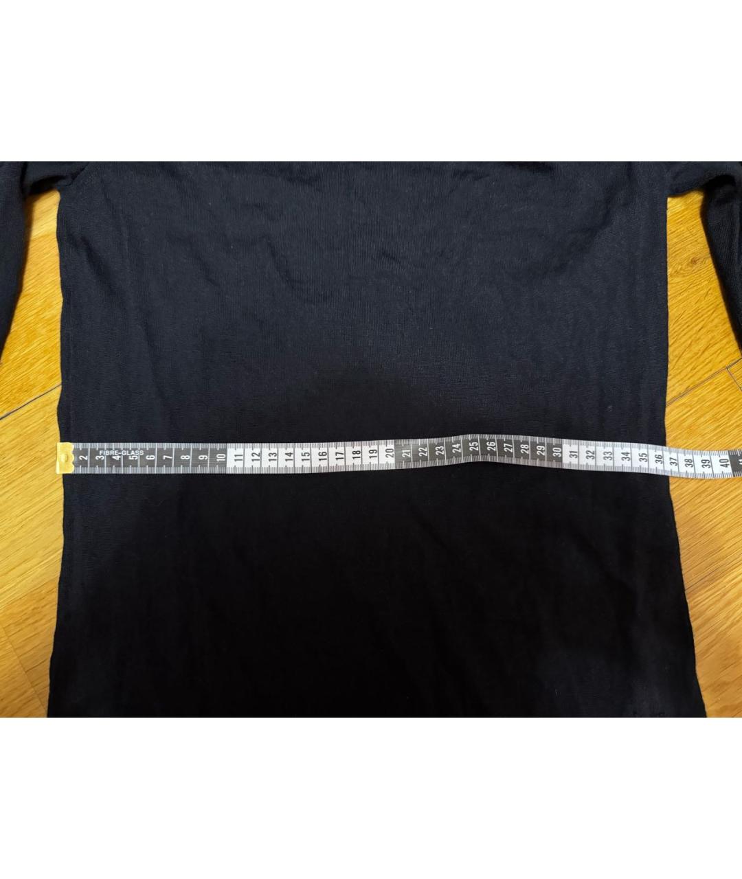 FERRAGAMO Черная кашемировая водолазка, фото 6