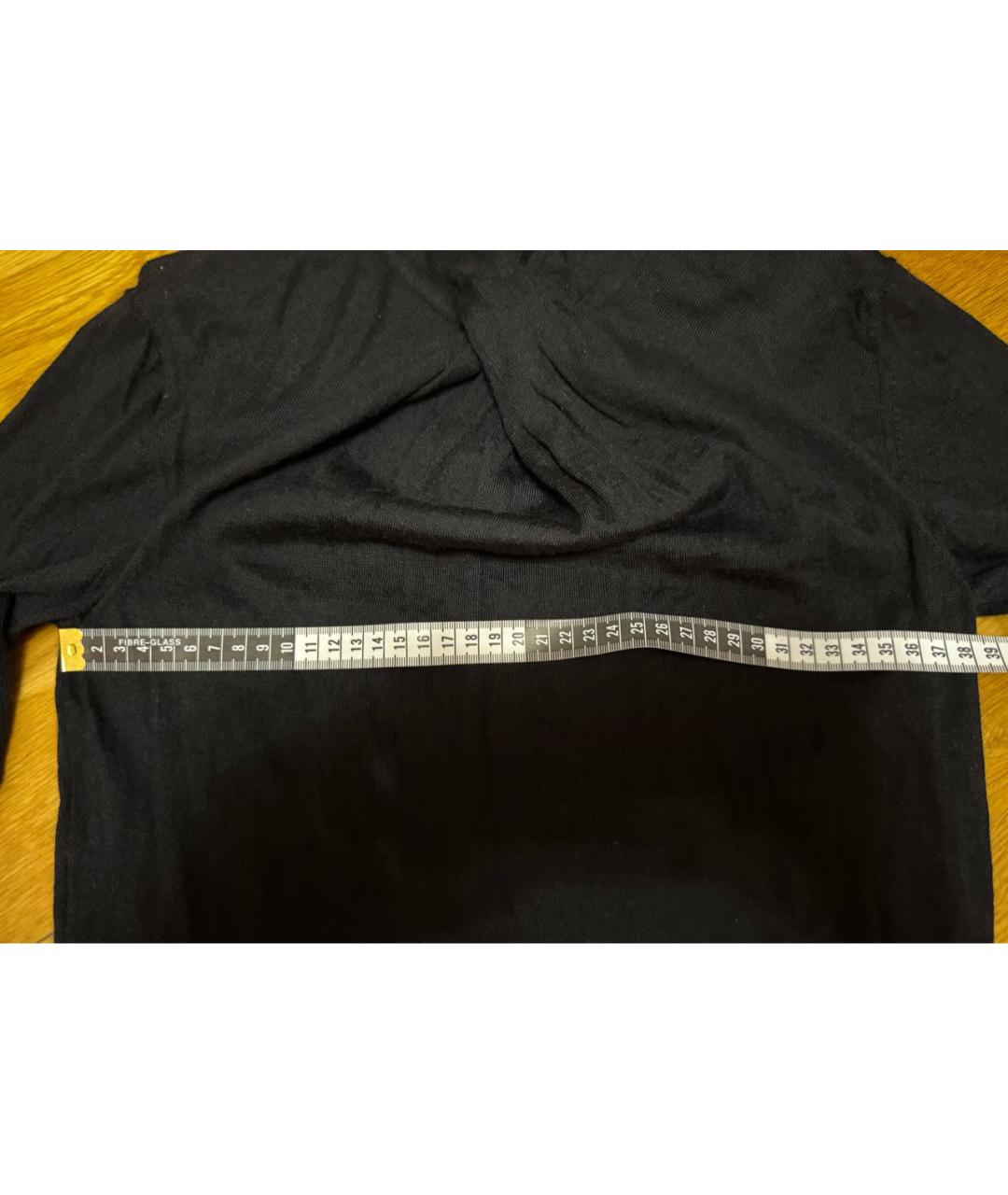 FERRAGAMO Черная кашемировая водолазка, фото 7