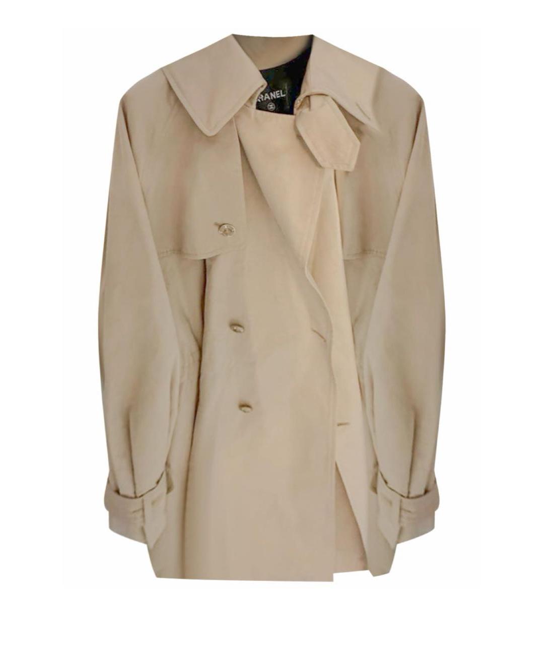 CHANEL Бежевый тренч/плащ, фото 1