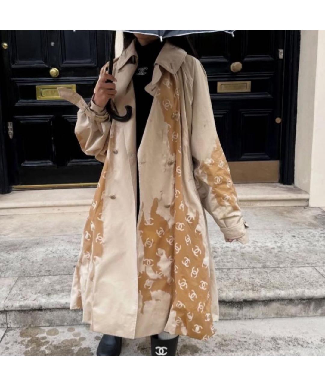 CHANEL Бежевый тренч/плащ, фото 2