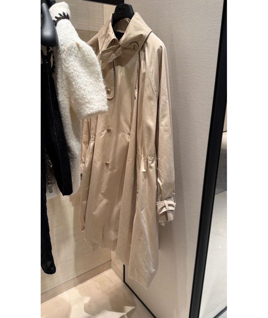 CHANEL Бежевый тренч/плащ, фото 3