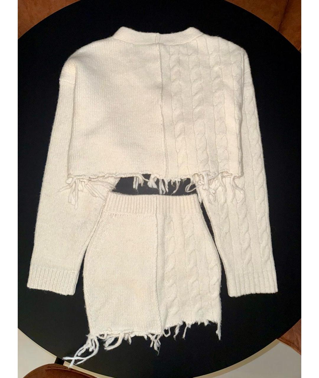 VETEMENTS Бежевый шерстяной костюм с юбками, фото 2