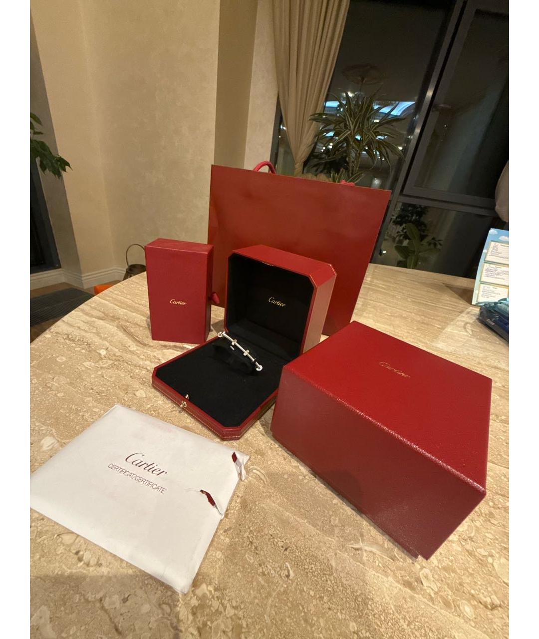 CARTIER Белый браслет из белого золота, фото 5