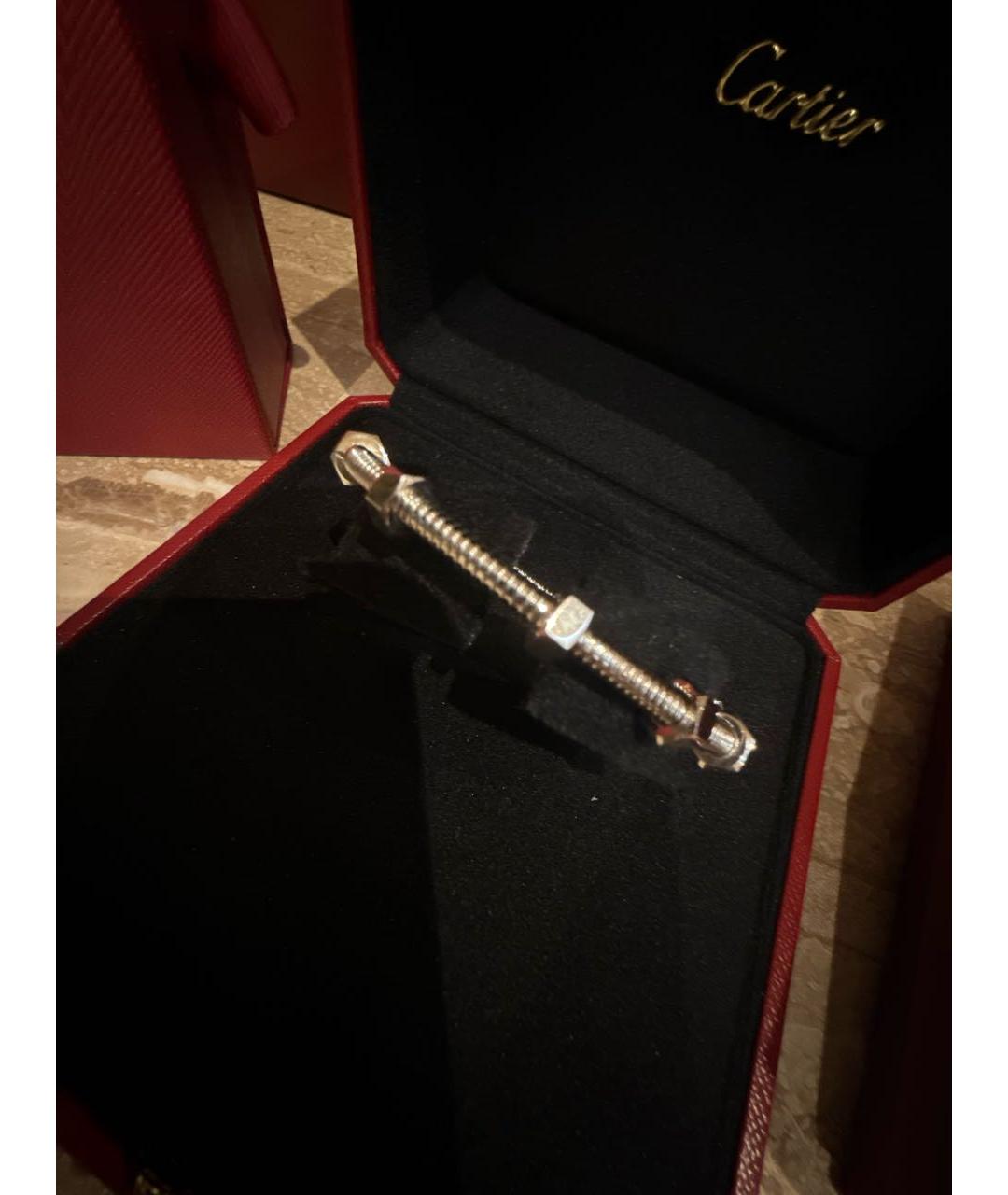 CARTIER Белый браслет из белого золота, фото 4