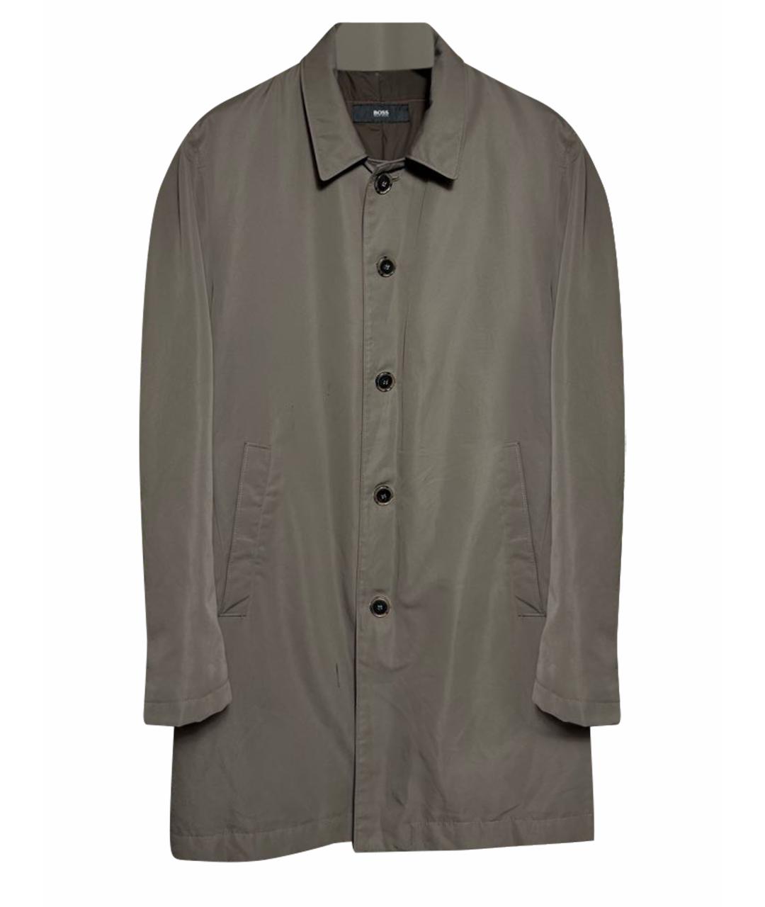 HUGO BOSS Коричневая полиэстеровая куртка, фото 1