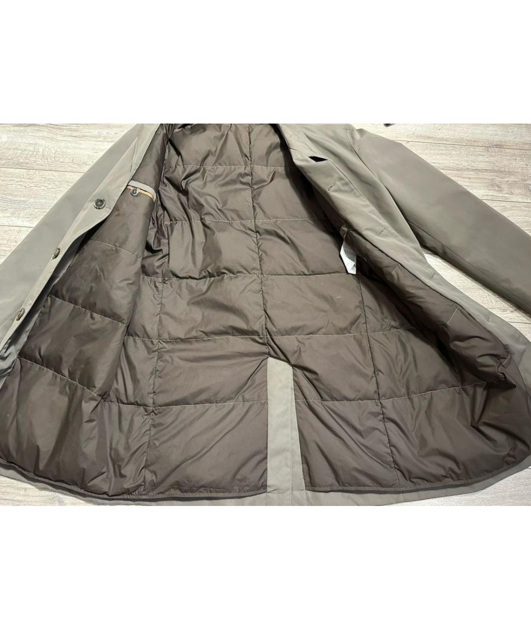 HUGO BOSS Коричневая полиэстеровая куртка, фото 7