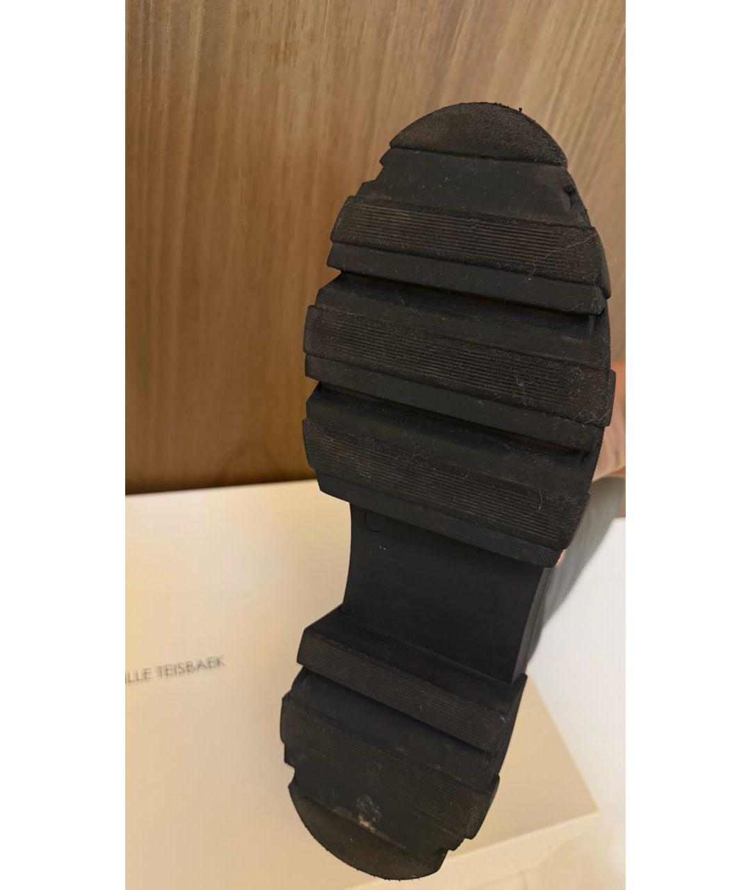 GIABORGHINI Черные кожаные сапоги, фото 3