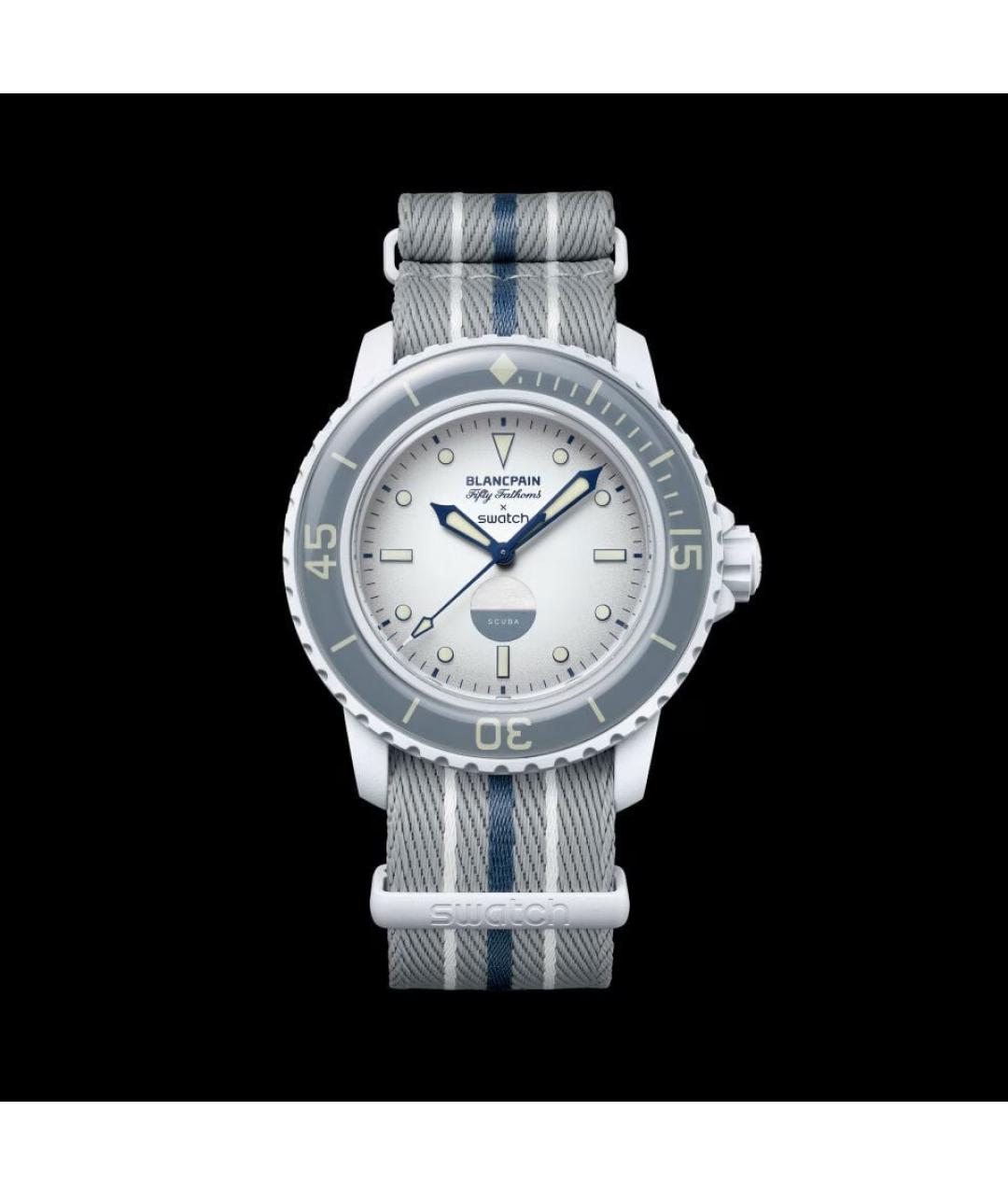 Swatch Серые керамические часы, фото 7