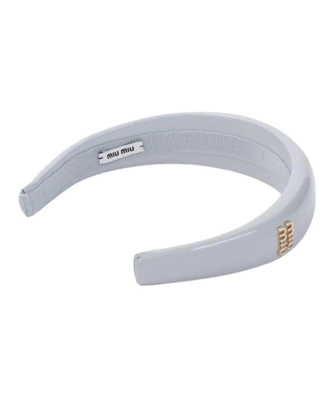 MIU MIU Голубой ободок, фото 2