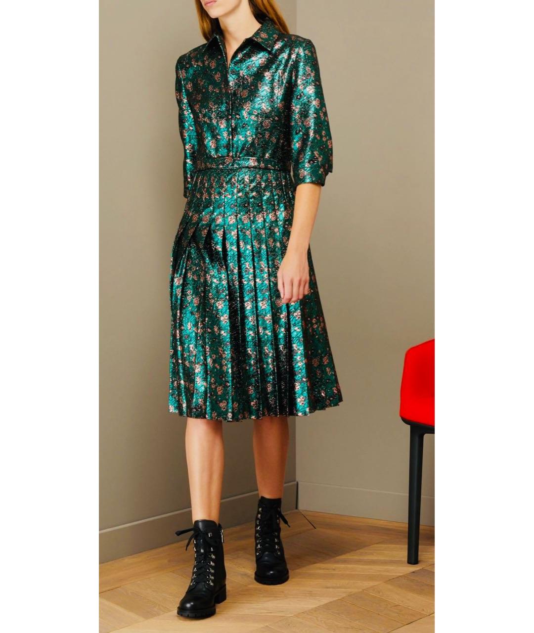 PRADA Зеленые вечернее платье, фото 5