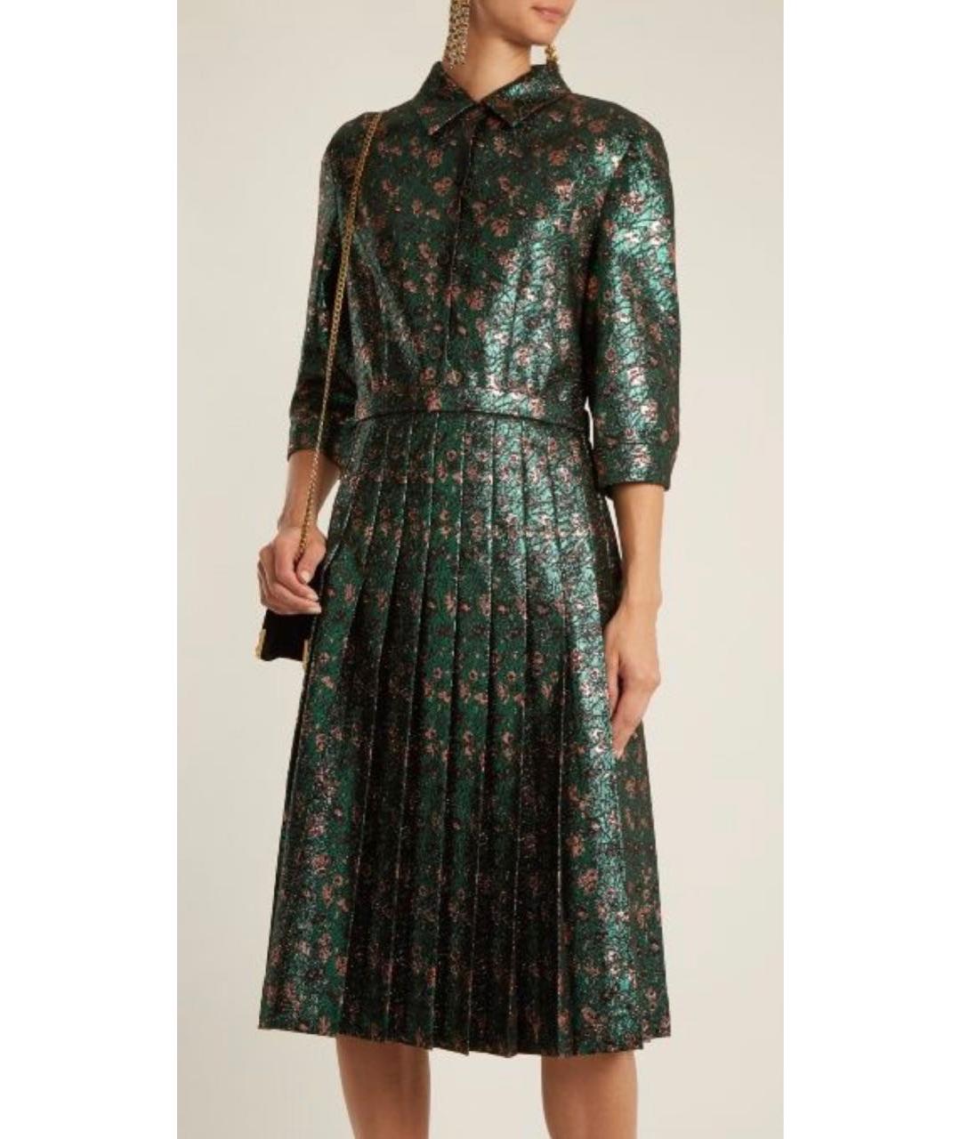 PRADA Зеленые вечернее платье, фото 6