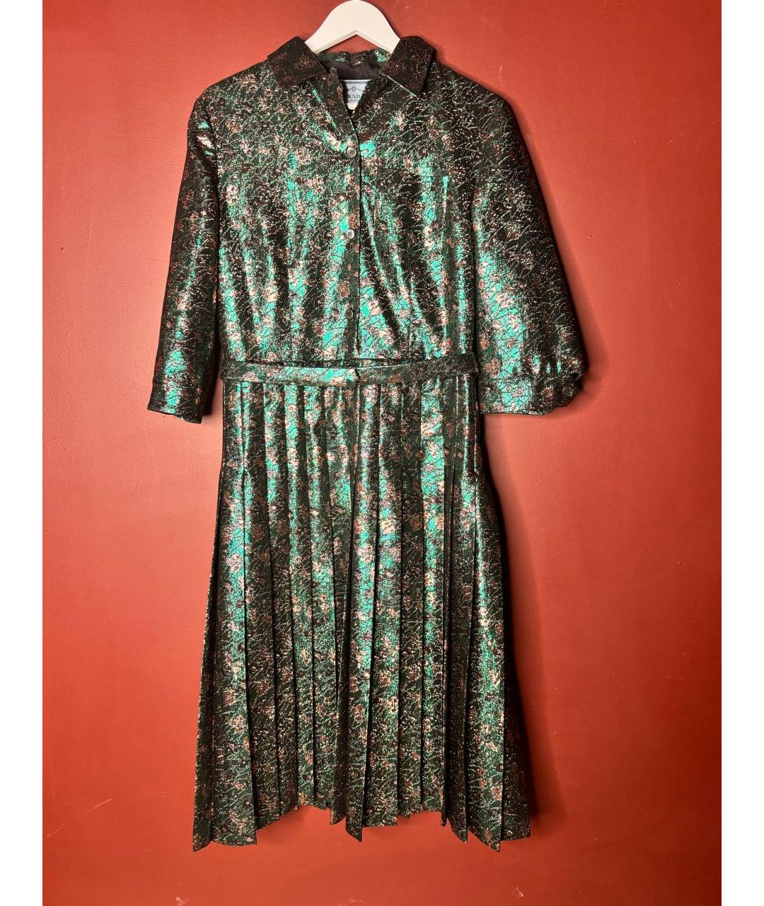 PRADA Зеленые вечернее платье, фото 2