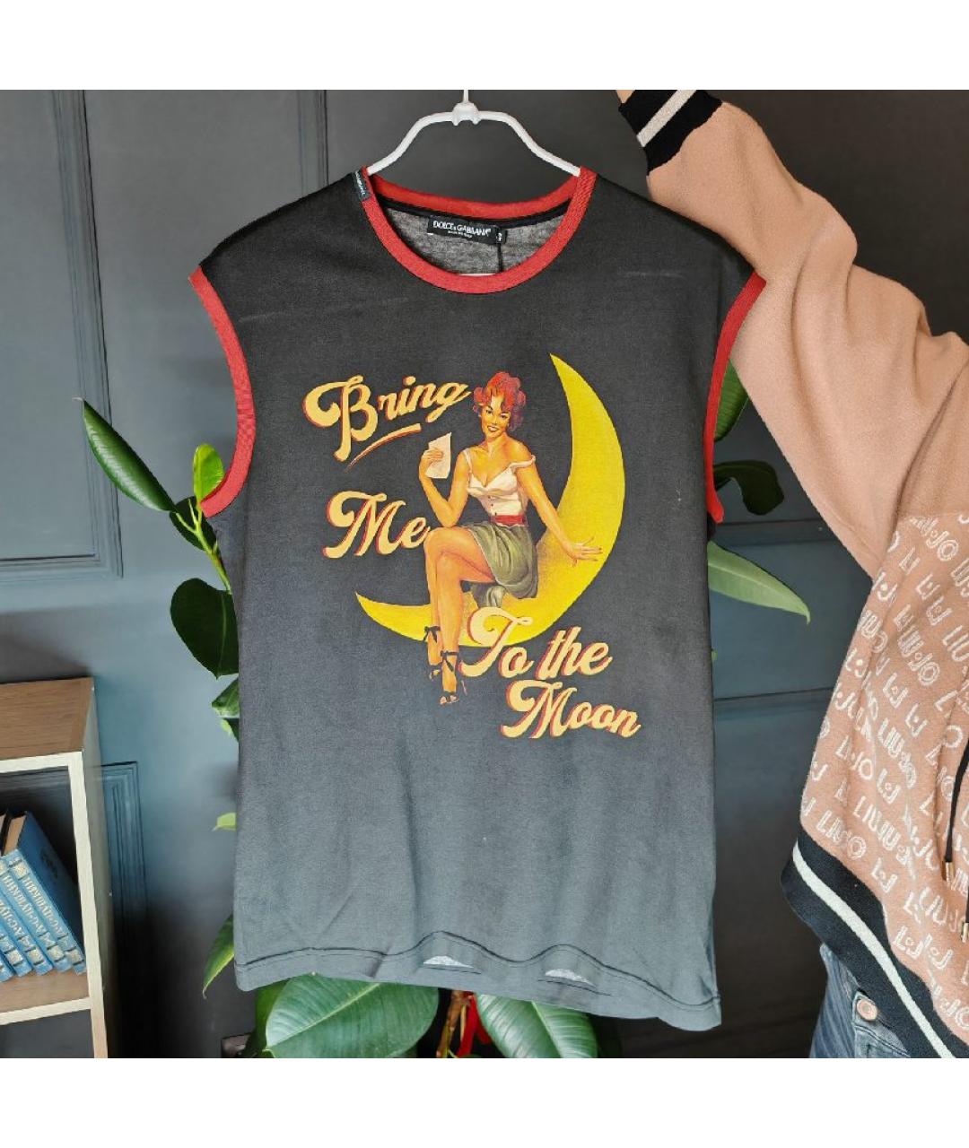 DOLCE&GABBANA Мульти хлопковая майка, фото 7