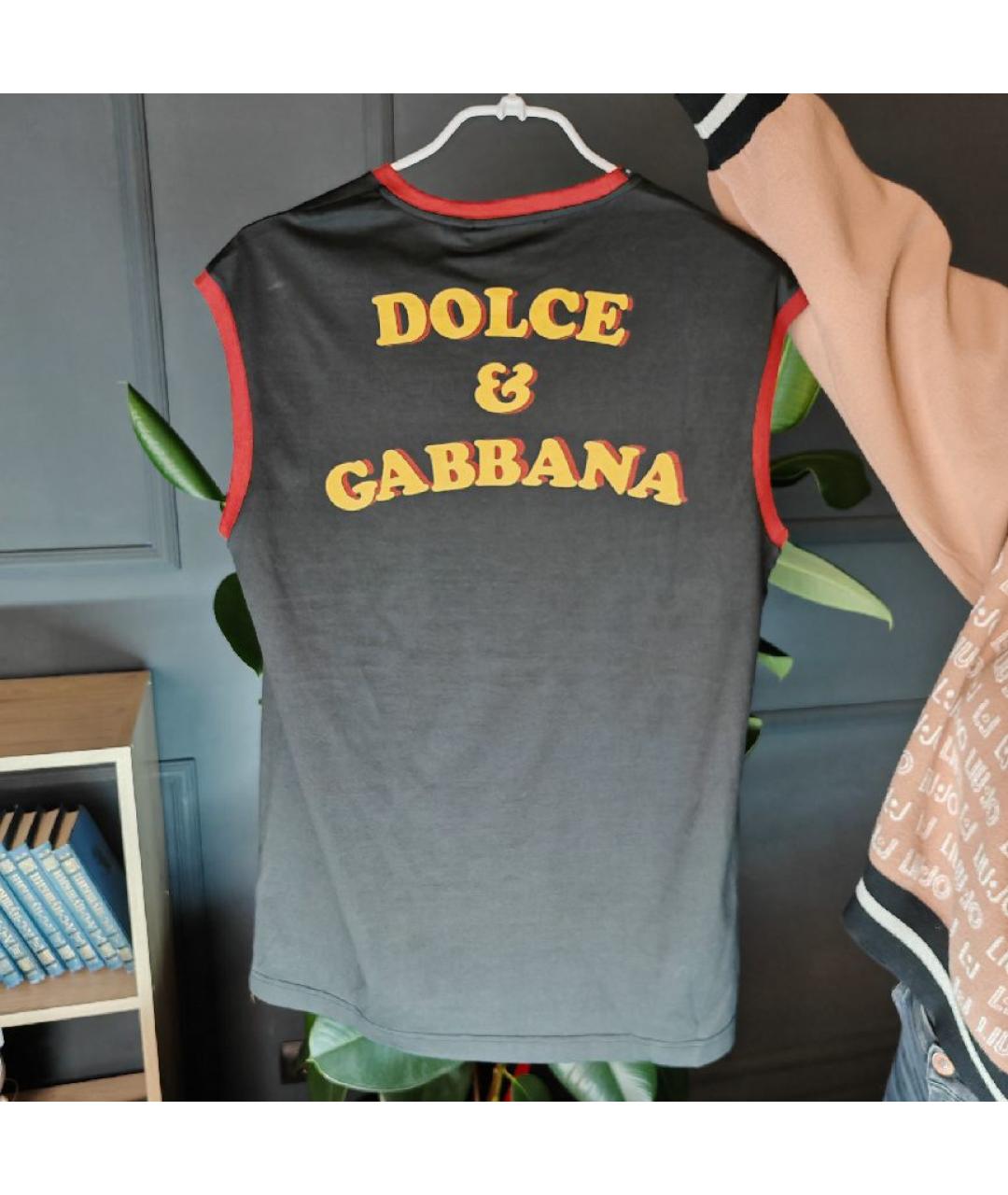 DOLCE&GABBANA Мульти хлопковая майка, фото 2