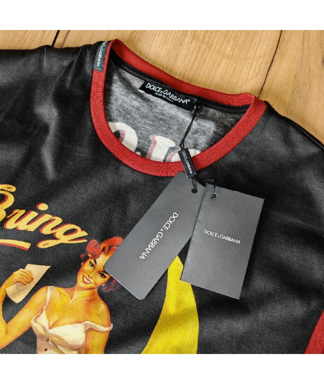 DOLCE&GABBANA Мульти хлопковая майка, фото 3