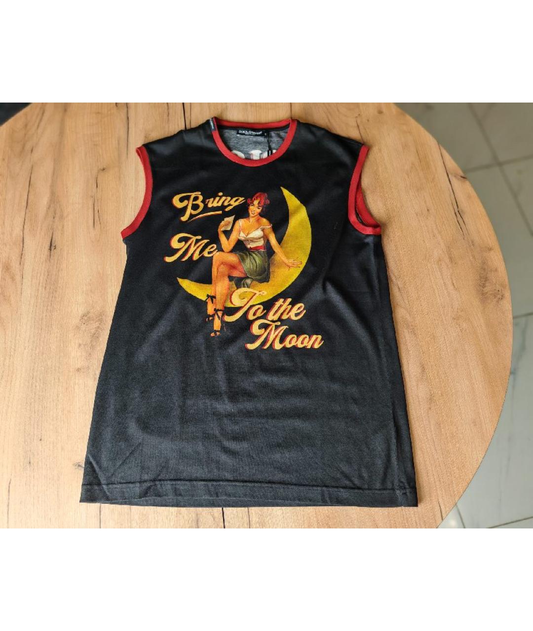 DOLCE&GABBANA Мульти хлопковая майка, фото 6