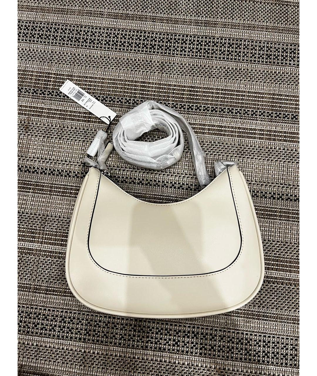 MARC JACOBS Белая кожаная сумка через плечо, фото 2