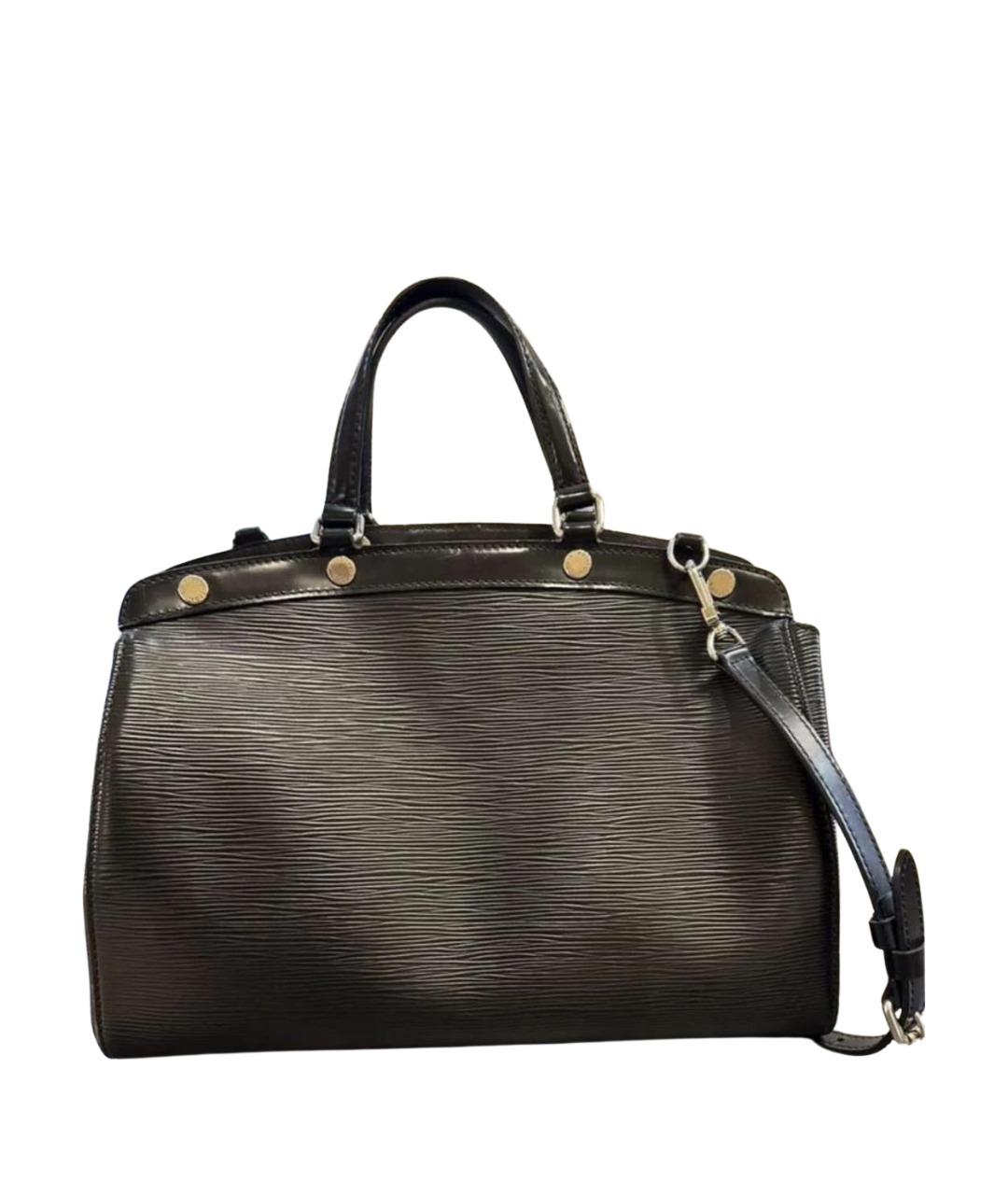 LOUIS VUITTON Черная кожаная сумка через плечо, фото 1