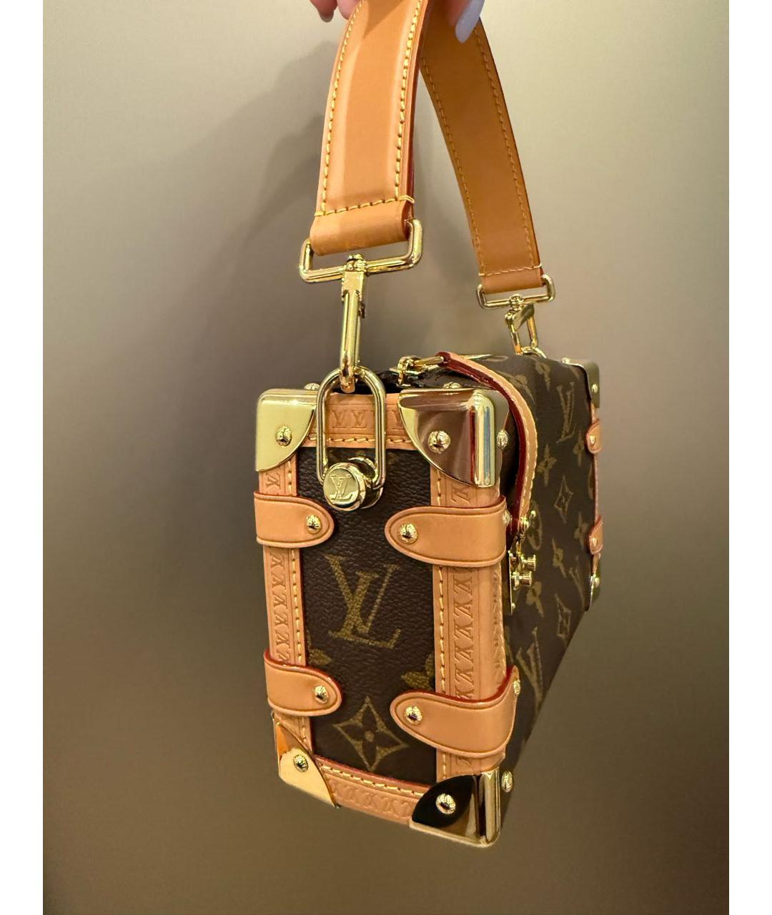 LOUIS VUITTON Коричневая сумка через плечо, фото 2