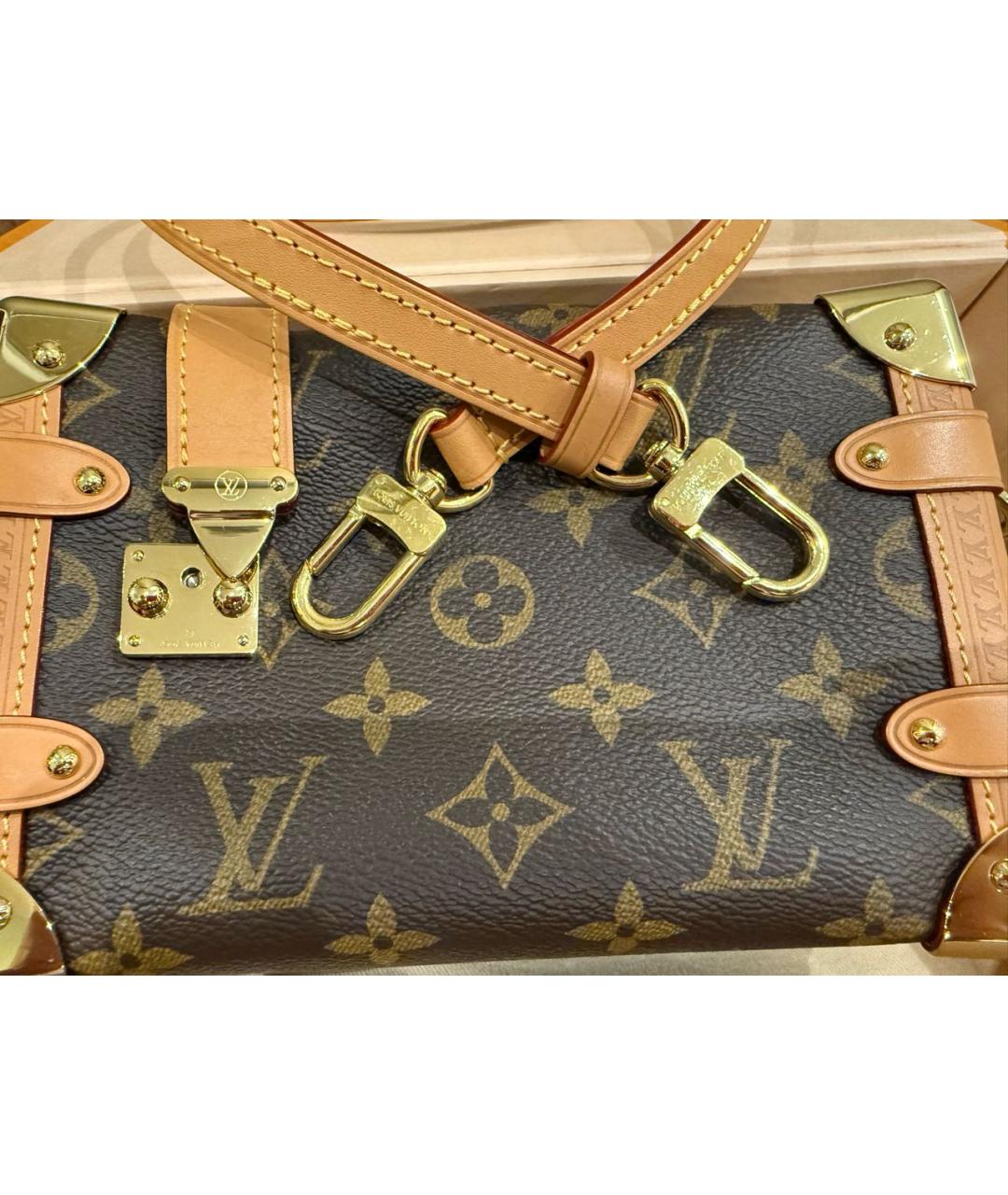 LOUIS VUITTON Коричневая сумка через плечо, фото 5