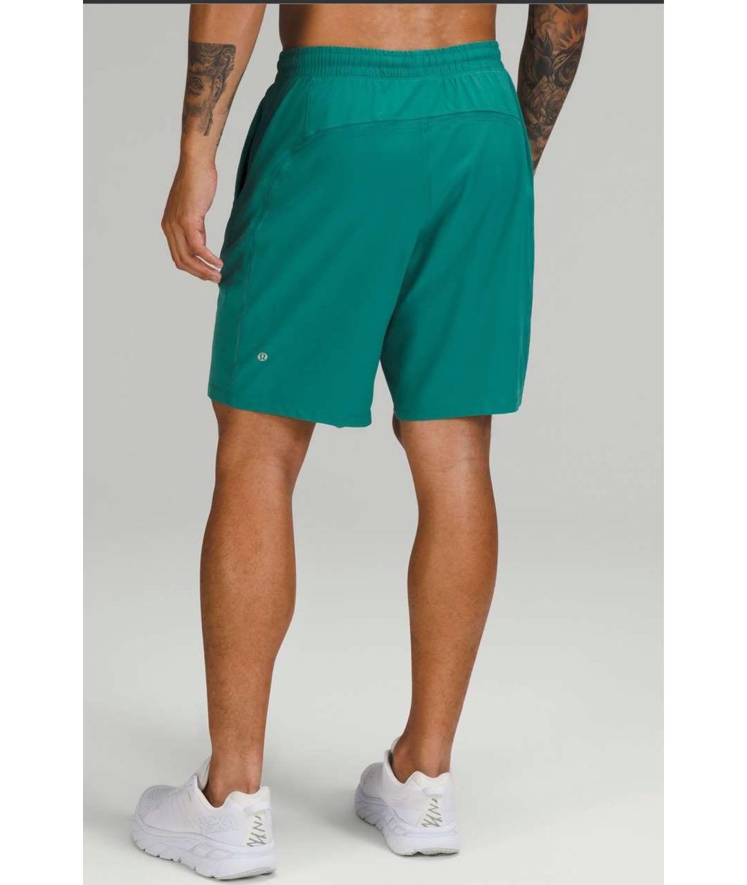 Lululemon Зеленые полиэстеровые шорты, фото 2