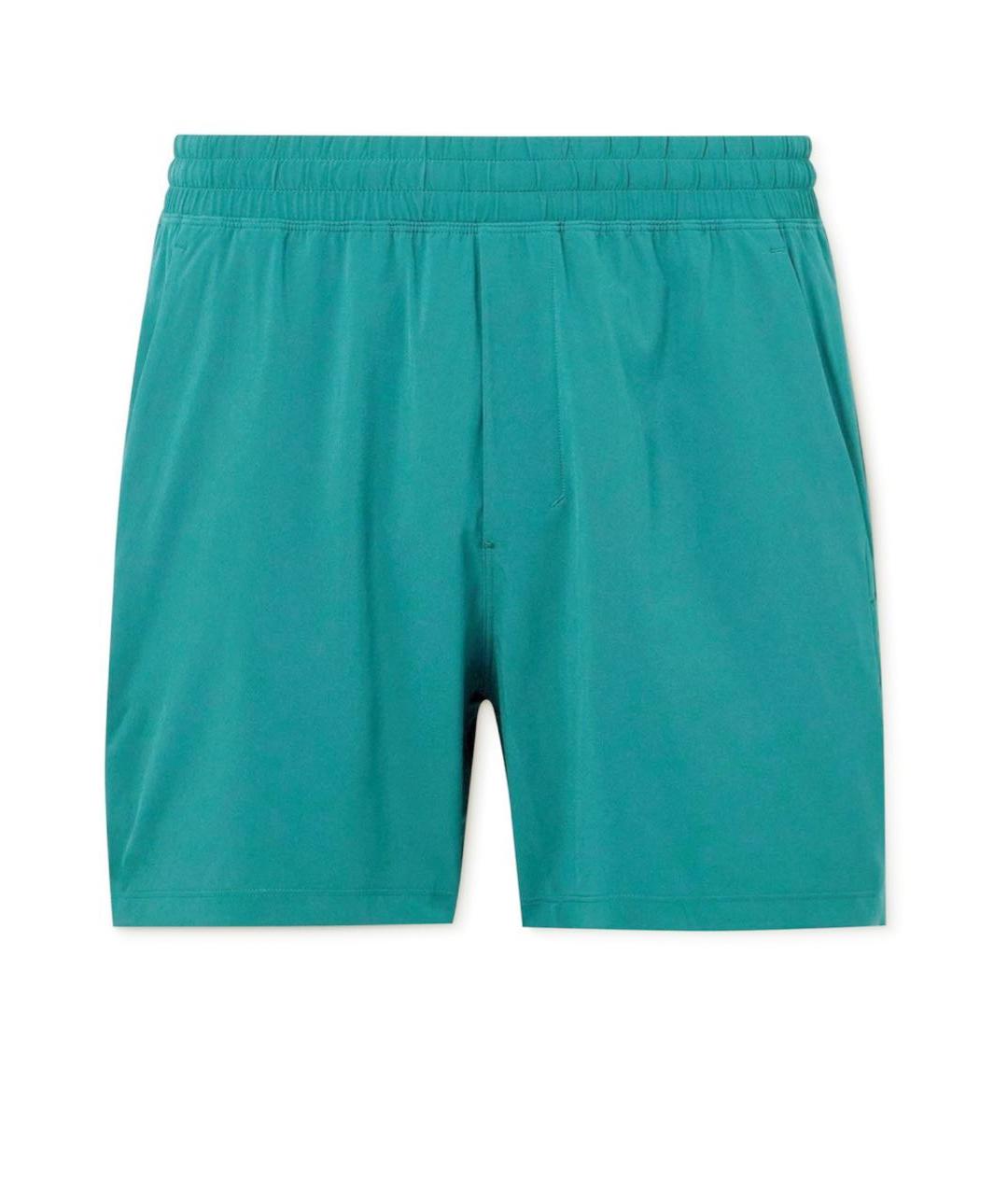 Lululemon Зеленые полиэстеровые шорты, фото 1