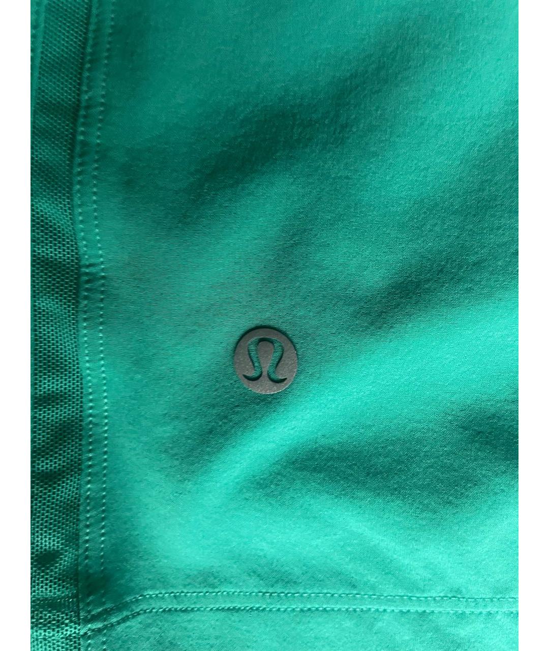 Lululemon Зеленые полиэстеровые шорты, фото 4